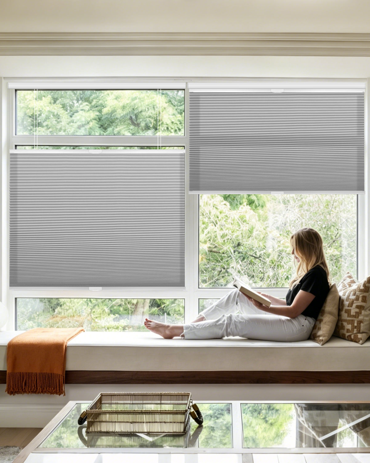 Top Down Bottom Up Manual Cellular Shade - Light Filtering