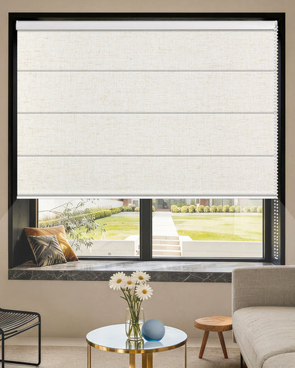 Manual Corded Blackout Roman Shades