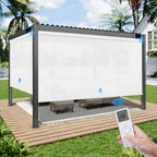 Motorized Outdoor Shades for Patio & Pergola
