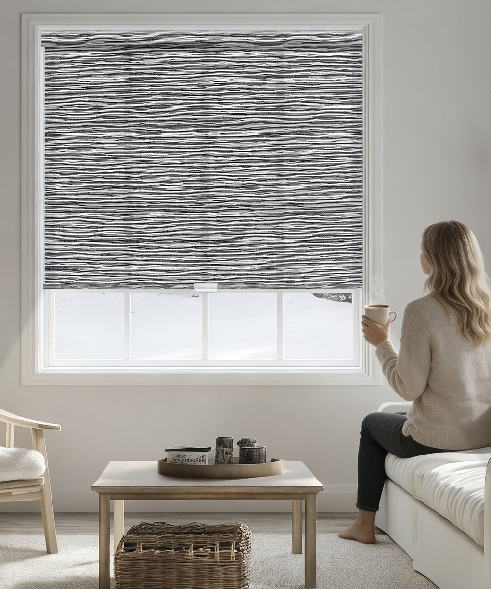 Manual Light Filtering Roller Shades - Cordless