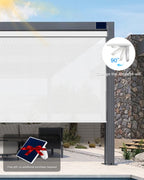 Motorized Outdoor Shades for Patio & Pergola