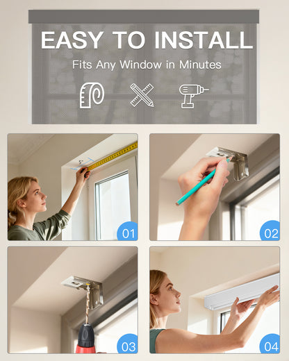 Motorized Solar Roller Shades