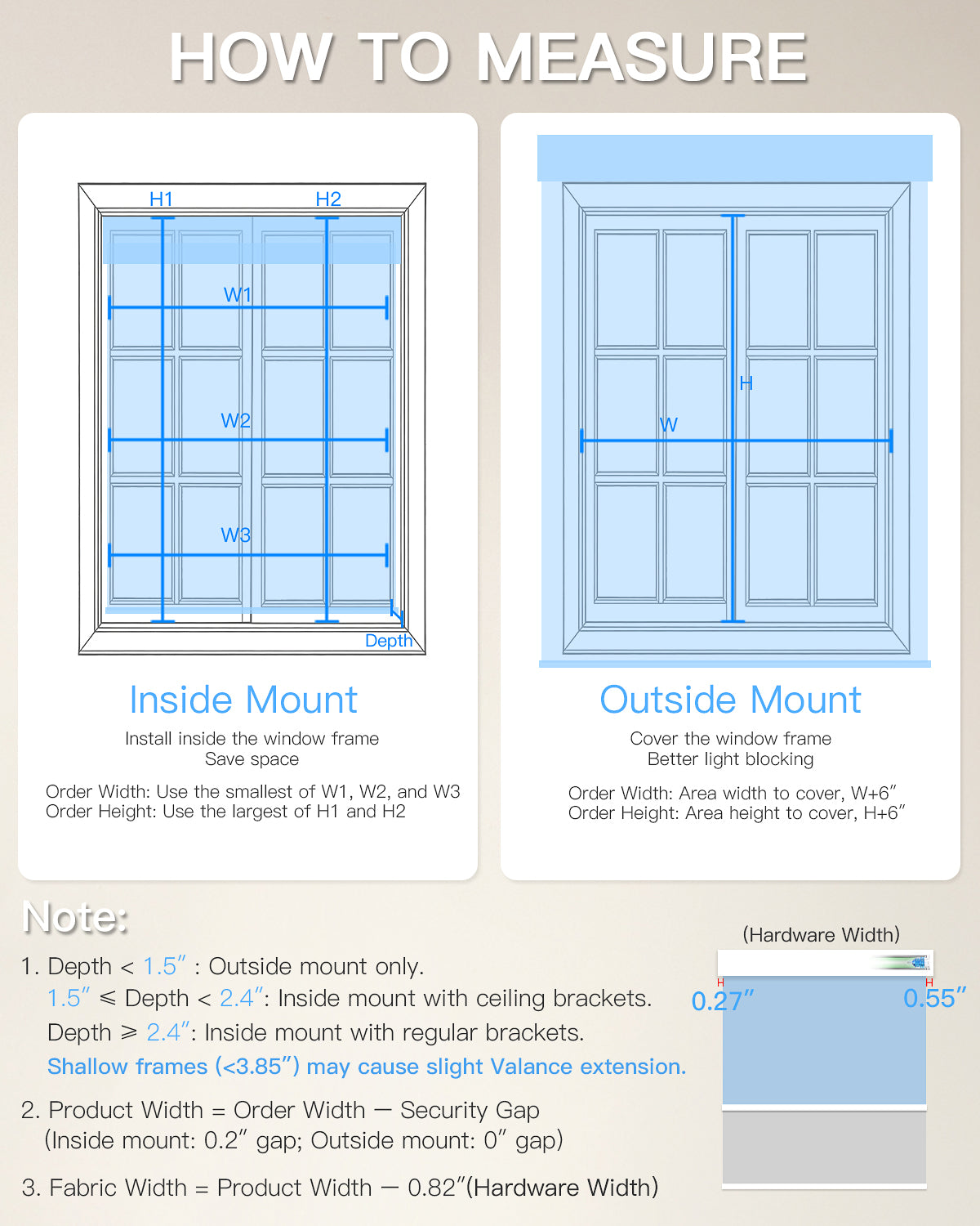 Motorized Dual Roller Shades, Blackout & Light Filtering