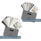 Fabric Samples for 100% Blackout and Light Filtering Roller Shade (2 PCS) - Tokblind official