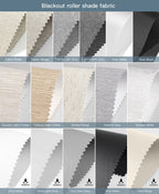 Fabric Samples for 100% Blackout Roller Shade and Zebra Blind (2 PCS) - Tokblind official