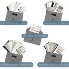 Fabric Samples for Roller Shade, Zebra Blind, Cellular Shade and Sheer Shade (5 PCS) - Tokblind official