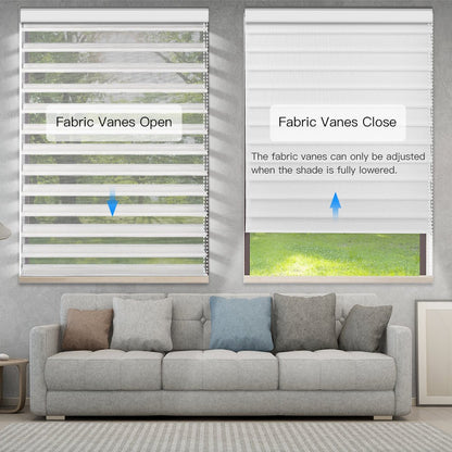 Manual Corded Blackout Shangri - La Sheer Shade - Tokblind official