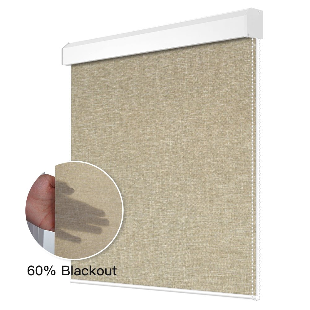 Manual Corded Light Filtering Roller Shade - Tokblind official