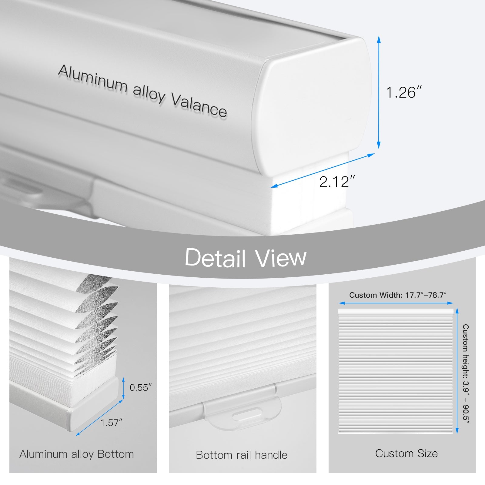 Manual Cordless Cellular Shade - 100% Blackout - Tokblind official