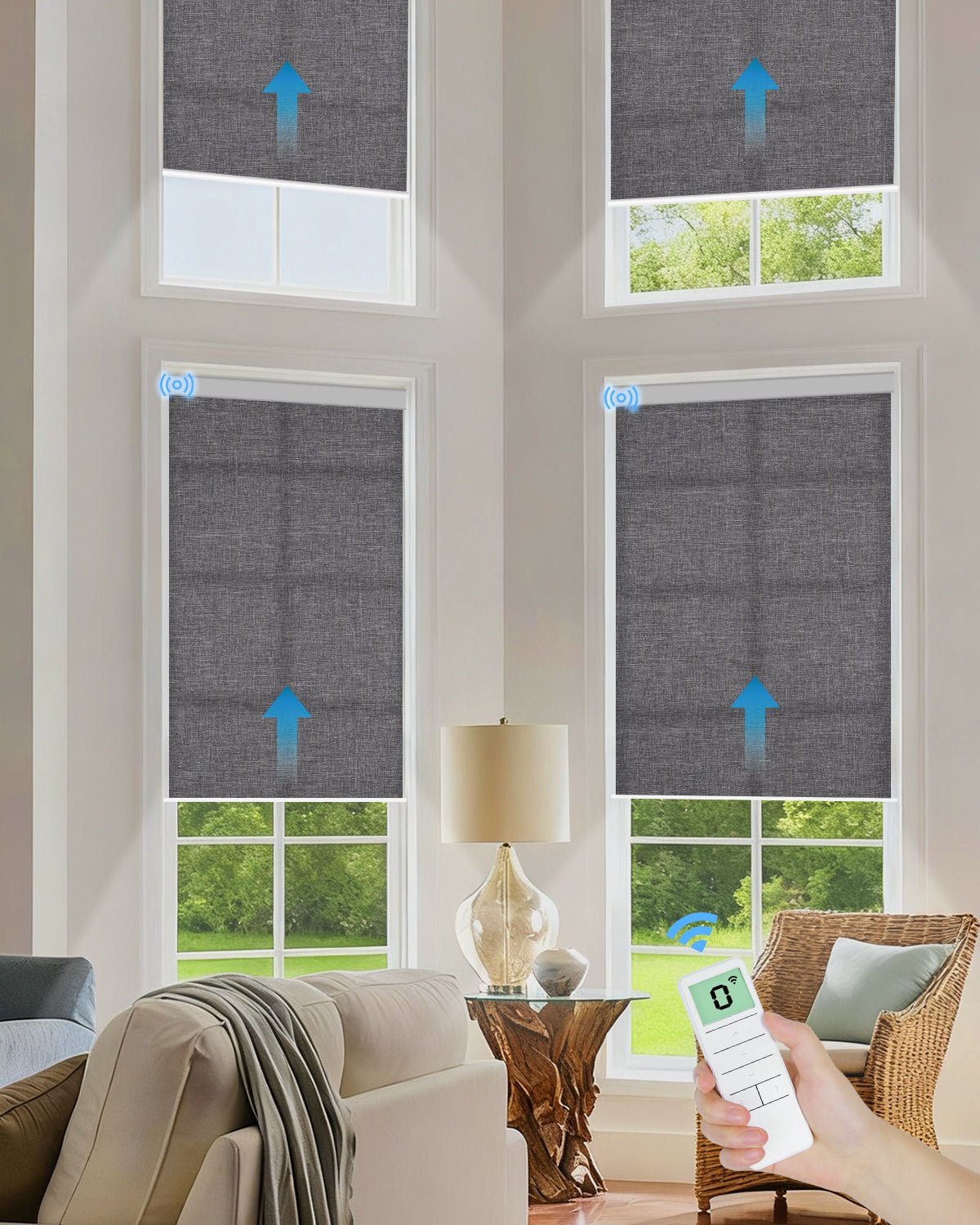 Motorized Light Filtering Roller Shades - Tokblind official