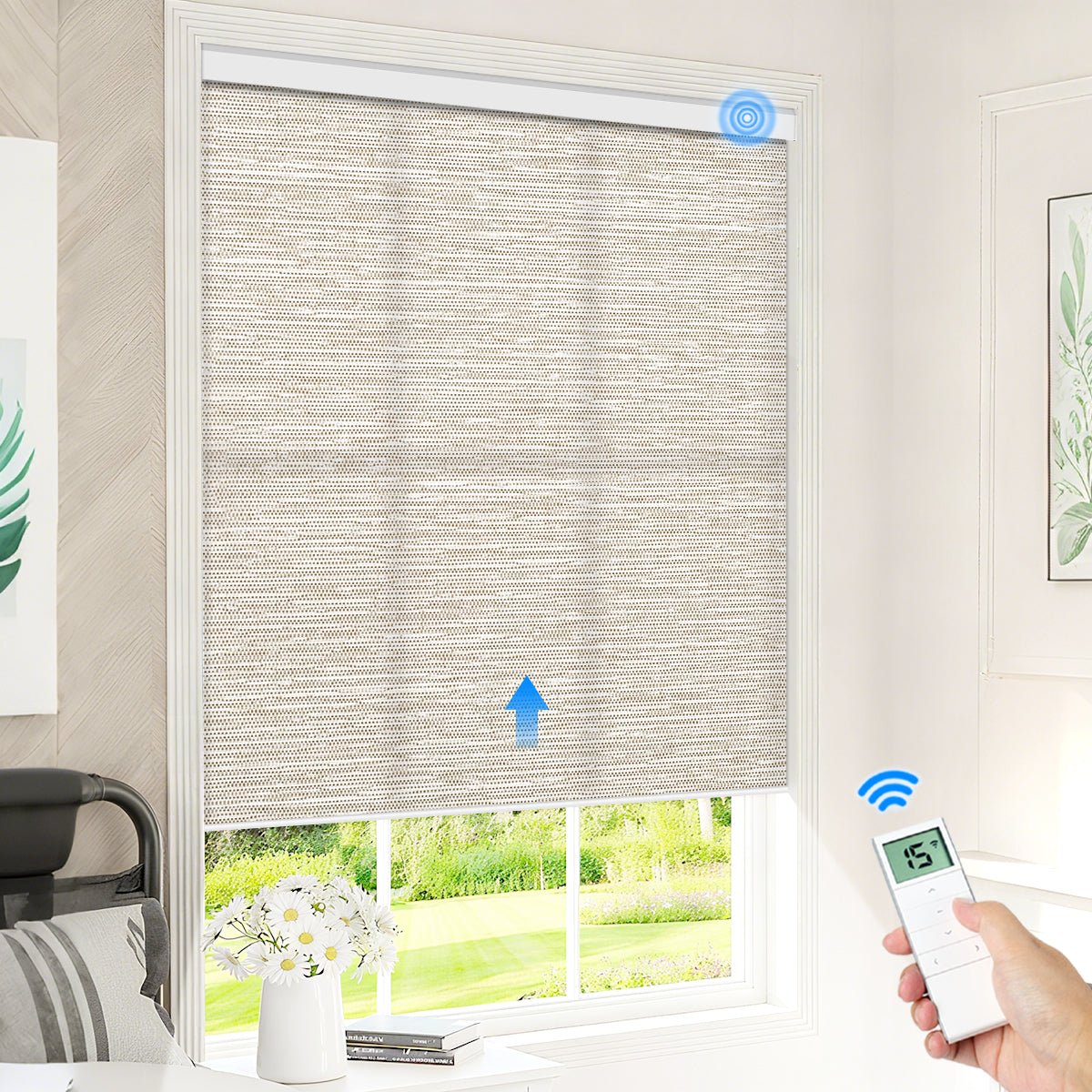 Motorized Light Filtering Roller Shades - Tokblind official