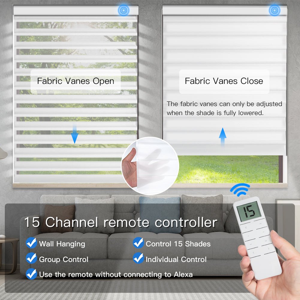 Motorized Light Filtering Shangri - La Sheer Shade - Tokblind official