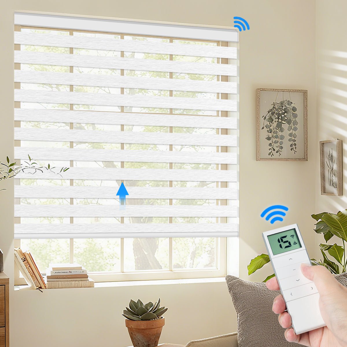 Motorized Zebra Blinds - Tokblind official