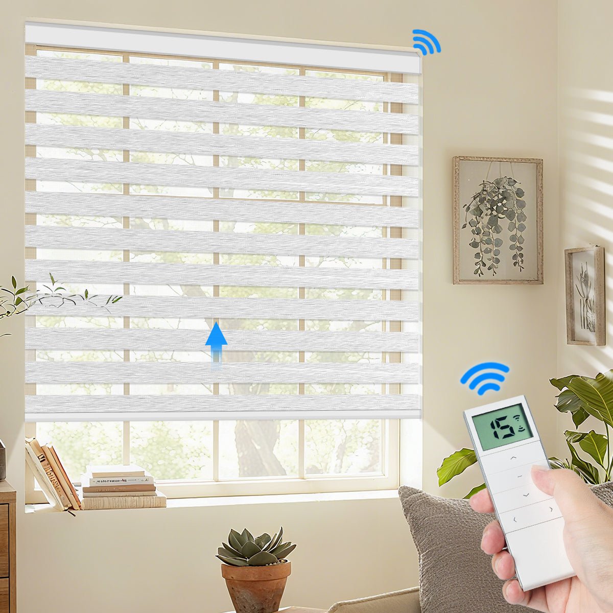 Motorized Zebra Blinds - Tokblind official