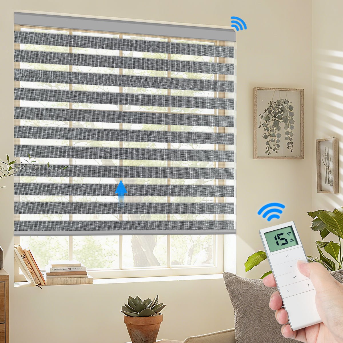 Motorized Zebra Blinds - Tokblind official