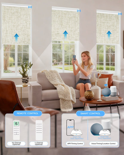 Smart Motorized Blackout Roller Shade - Tokblind official