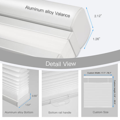 Top Down Bottom Up Manual Cellular Shade - Light Filtering - Tokblind official